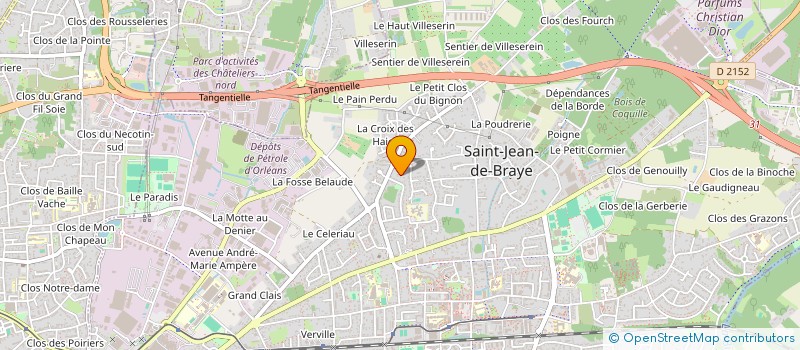 localisation de l'entreprise MONSIEUR PAULO DA SILVA BRITES à SAINT-JEAN-DE-BRAYE