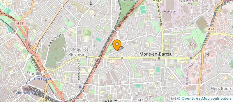 localisation de l'entreprise MONSIEUR PAULO DA SILVA LOURENCO  MONS-EN-BARUL