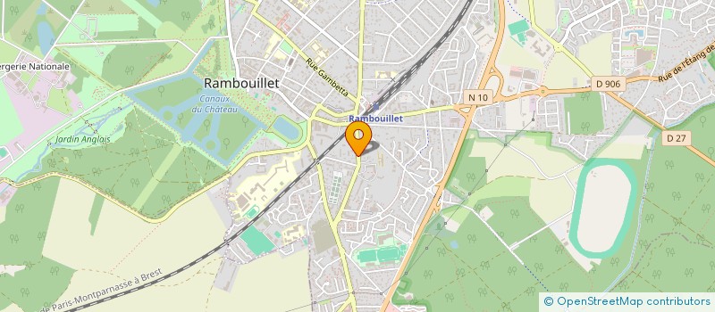 localisation de l'entreprise MONSIEUR PAULO DE ALMEIDA à RAMBOUILLET