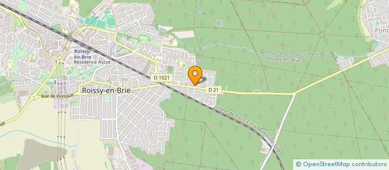 localisation de l'entreprise MONSIEUR PAULO DE ARAUJO MARTINS à ROISSY-EN-BRIE
