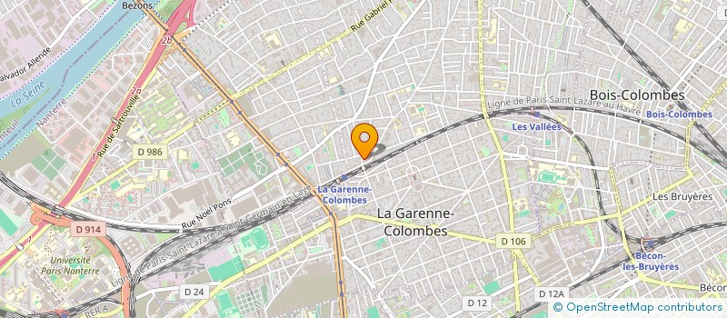 localisation de l'entreprise MONSIEUR PAULO DE OLIVEIRA FERREIRA à COLOMBES