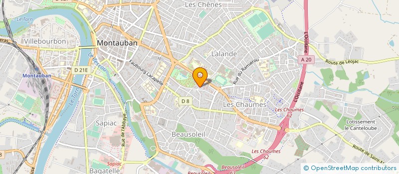 localisation de l'entreprise MONSIEUR PAULO DE OLIVEIRA JOAO  MONTAUBAN