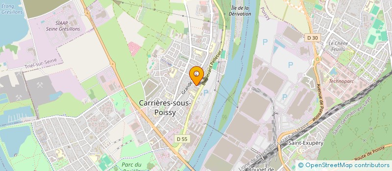 localisation de l'entreprise MONSIEUR PAULO DE SAMPAIO PEREIRA à CARRIERES-SOUS-POISSY