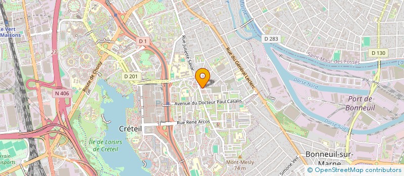 localisation de l'entreprise MONSIEUR PAULO DE SANTANA MATIAS  CRETEIL