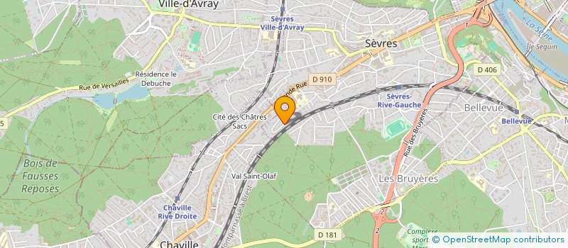 localisation de l'entreprise MONSIEUR PAULO DE SOUSA BARBOSA à SEVRES