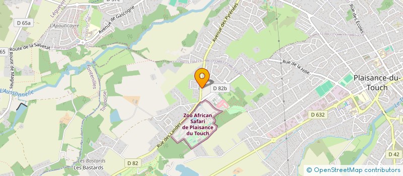 localisation de l'entreprise MONSIEUR PAULO DO CARMO SILVA  PLAISANCE-DU-TOUCH