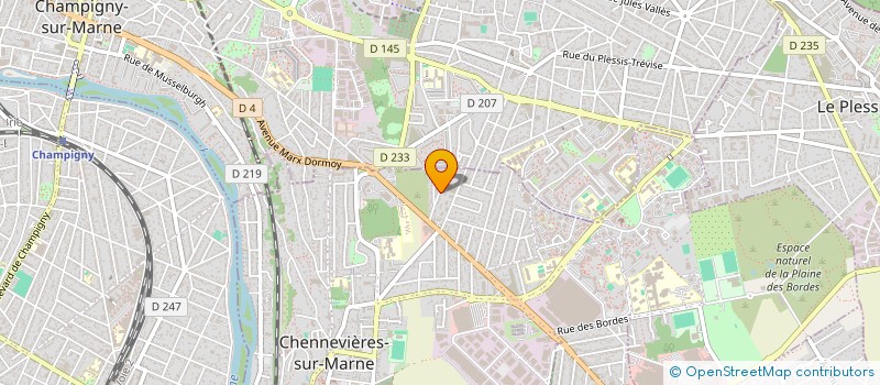 localisation de l'entreprise MONSIEUR PAULO DOS SANTOS à CHENNEVIERES-SUR-MARNE