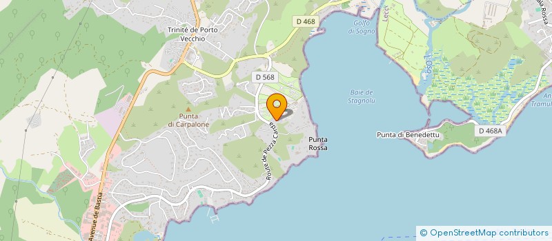 localisation de l'entreprise MONSIEUR PAULO DOURADO EUSEBIO à PORTO VECCHIO