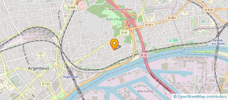 localisation de l'entreprise MONSIEUR PAULO FERNANDES  ARGENTEUIL