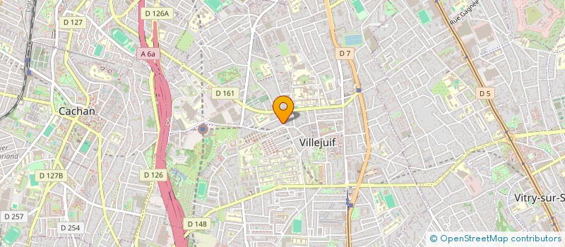 localisation de l'entreprise MONSIEUR PAULO FERNANDES  VILLEJUIF