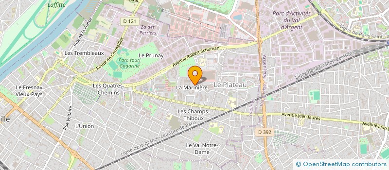 localisation de l'entreprise MONSIEUR PAULO FERREIRA DA SILVA à SARTROUVILLE