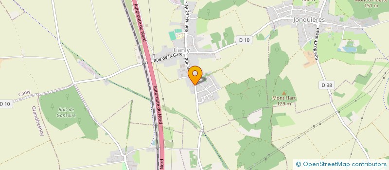 localisation de l'entreprise MONSIEUR PAULO FERREIRA DE MORAIS  CANLY