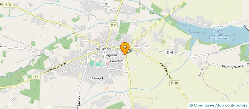 localisation de l'entreprise MONSIEUR PAULO FLOR SOARES  RIEUMES