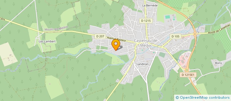 localisation de l'entreprise MONSIEUR PAULO GABRIEL  CASTELNAU-DE-MEDOC