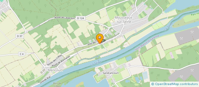 localisation de l'entreprise MONSIEUR PAULO GOMES  MERICOURT