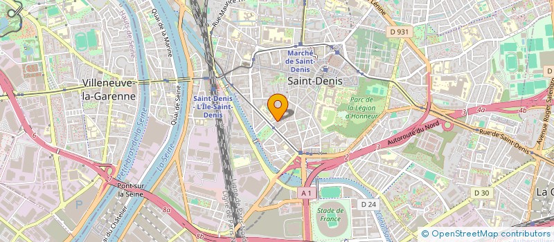 localisation de l'entreprise MONSIEUR PAULO GOMES à SAINT-DENIS