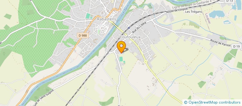 localisation de l'entreprise MONSIEUR PAULO GOMES CARVALHO  COUFOULEUX