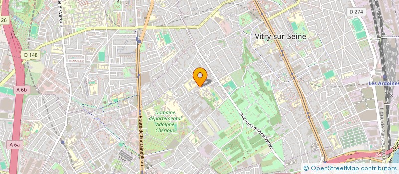 localisation de l'entreprise MONSIEUR PAULO INDULA à VITRY-SUR-SEINE