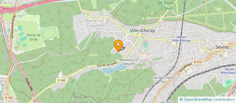 localisation de l'entreprise MONSIEUR PAULO JORGE AZEVEDO DE OLIVEIRA  VILLE-D'AVRAY