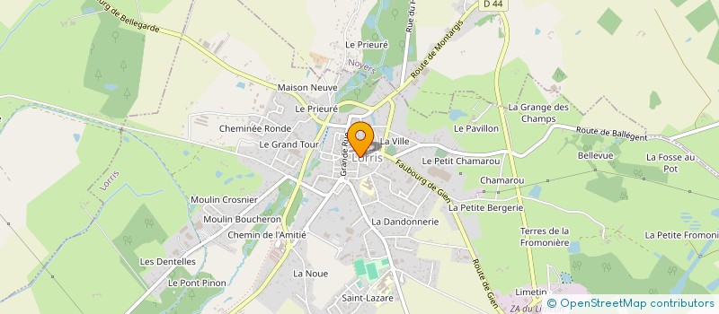 localisation de l'entreprise MONSIEUR PAULO JORGE CASTRO SILVA à LORRIS