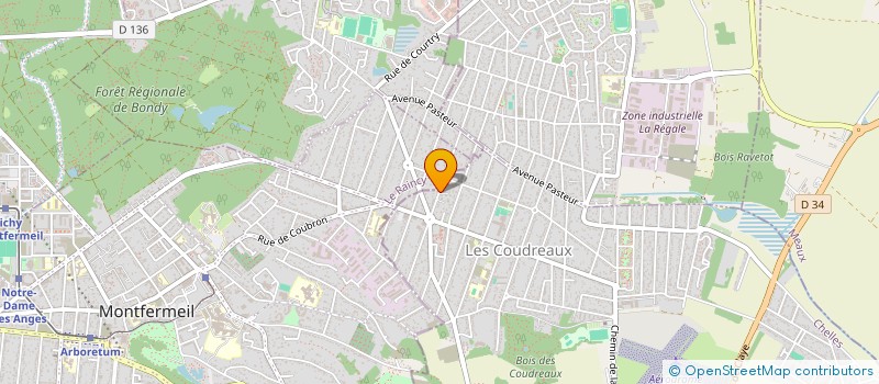 localisation de l'entreprise MONSIEUR PAULO JORGE DA COSTA REIS à CHELLES