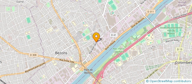 localisation de l'entreprise MONSIEUR PAULO JORGE DE OLIVEIRA ALMADA à BEZONS