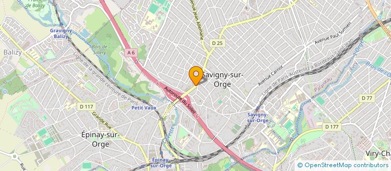 localisation de l'entreprise MONSIEUR PAULO JORGE DOS REIS NATARIO à SAVIGNY-SUR-ORGE