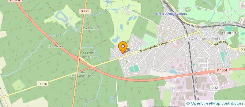 localisation de l'entreprise MONSIEUR PAULO JORGE OLIVEIRA E SOUSA  GRETZ ARMAINVILLIERS