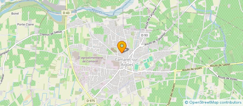 localisation de l'entreprise MONSIEUR PAULO JORGE PADEIRO DE MORAIS  CAMARET-SUR-AIGUES