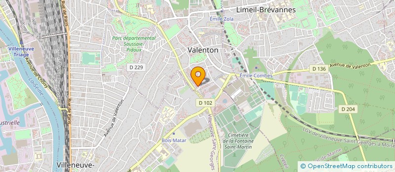 localisation de l'entreprise MONSIEUR PAULO JORGE SILVA CARREIRA à VALENTON