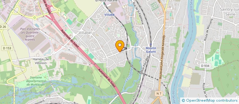 localisation de l'entreprise MONSIEUR PAULO JUNIO FERREIRA DOS SANTOS  VILLABE