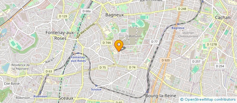 localisation de l'entreprise MONSIEUR PAULO KAMANDA à BAGNEUX