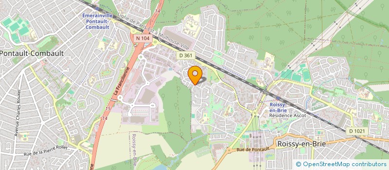 localisation de l'entreprise MONSIEUR PAULO LOPES BARBOSA  ROISSY-EN-BRIE