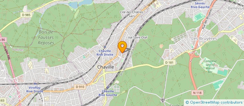 localisation de l'entreprise MONSIEUR PAULO LUEMBA à CHAVILLE