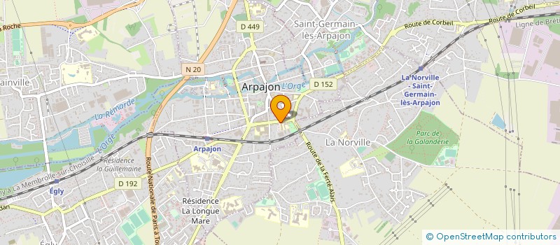 localisation de l'entreprise MONSIEUR PAULO MAGALHAES LOPES MARTINS à ARPAJON