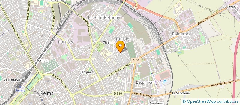 localisation de l'entreprise MONSIEUR PAULO MAGALHAES SOARES à REIMS