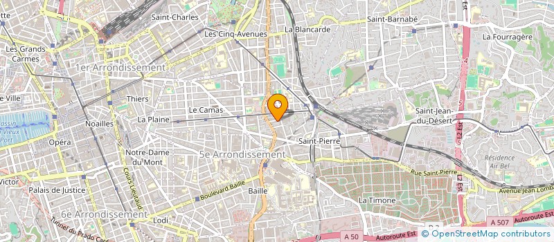 localisation de l'entreprise MONSIEUR PAULO MAGUINA SANTIAGO  MARSEILLE