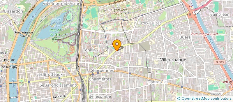 localisation de l'entreprise MONSIEUR PAULO MANAMA  VILLEURBANNE