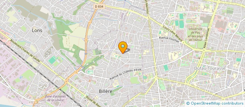 localisation de l'entreprise MONSIEUR PAULO MARQUES BILHOTO  BILLERE