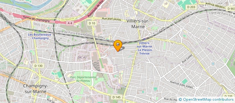 localisation de l'entreprise MONSIEUR PAULO MARQUES DE OLIVEIRA à VILLIERS-SUR-MARNE