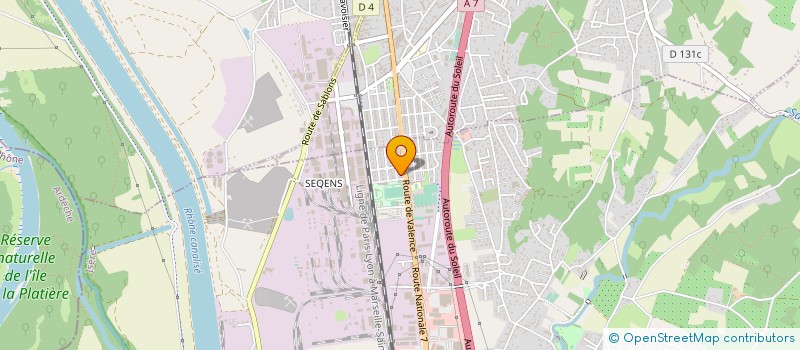 localisation de l'entreprise MONSIEUR PAULO MARQUES SOARES  SALAISE-SUR-SANNE