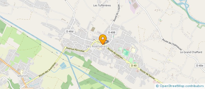 localisation de l'entreprise MONSIEUR PAULO MENDES  LES AVENIERES VEYRINS-THUELLIN