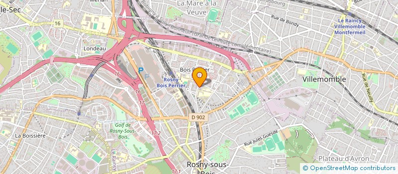 localisation de l'entreprise MONSIEUR PAULO MOREIRA SILVA  ROSNY-SOUS-BOIS