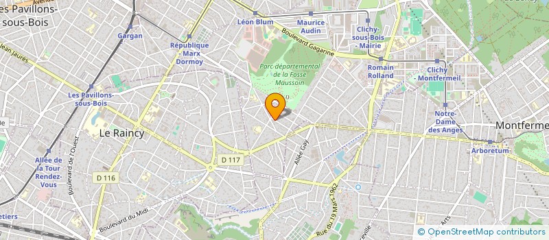 localisation de l'entreprise MONSIEUR PAULO MOTA à CLICHY-SOUS-BOIS
