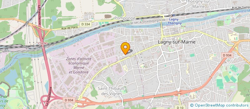 localisation de l'entreprise MONSIEUR PAULO NETO  LAGNY-SUR-MARNE