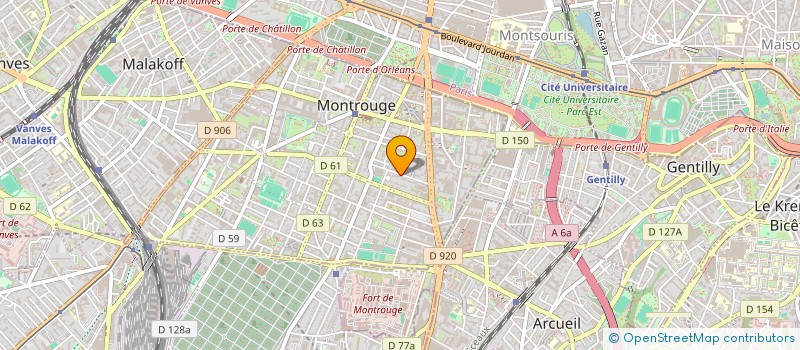 localisation de l'entreprise MONSIEUR PAULO OLIVEIRA à MONTROUGE