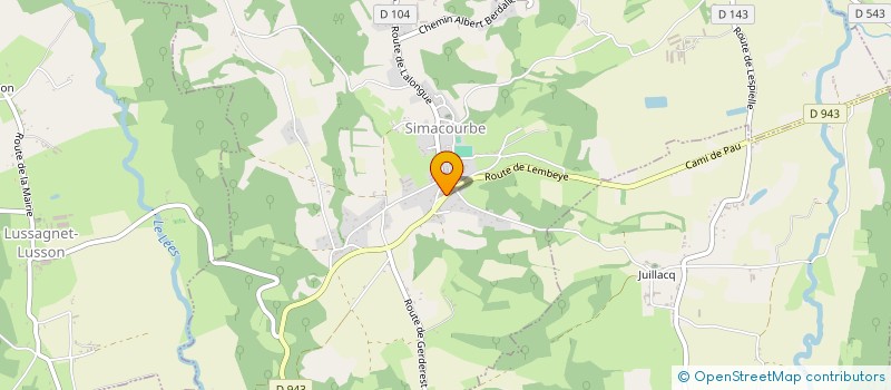 localisation de l'entreprise MONSIEUR PAULO OLIVEIRA CABRAL  SIMACOURBE