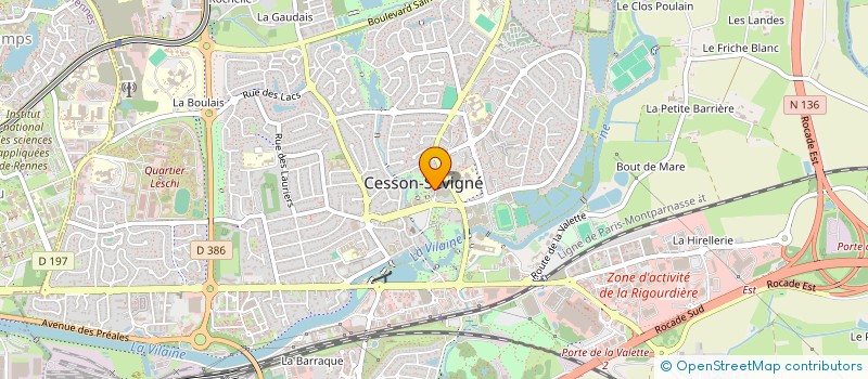 localisation de l'entreprise MONSIEUR PAULO ORTICA à CESSON-SEVIGNE