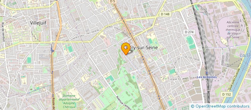 localisation de l'entreprise MONSIEUR PAULO PAULO NASCIMENTO DIAS  VITRY-SUR-SEINE