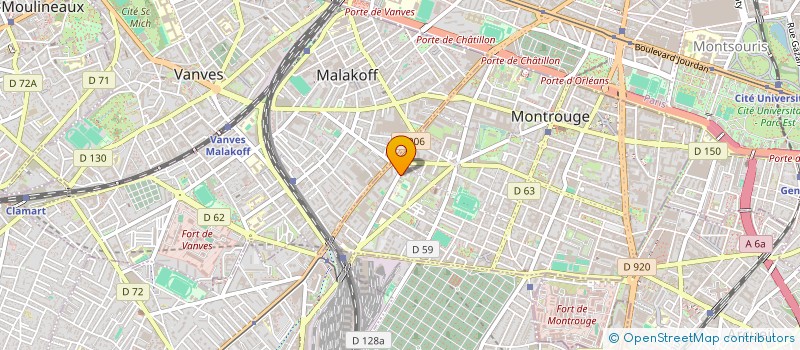 localisation de l'entreprise MONSIEUR PAULO PAULO VITOR DE MEDEIROS à MONTROUGE
